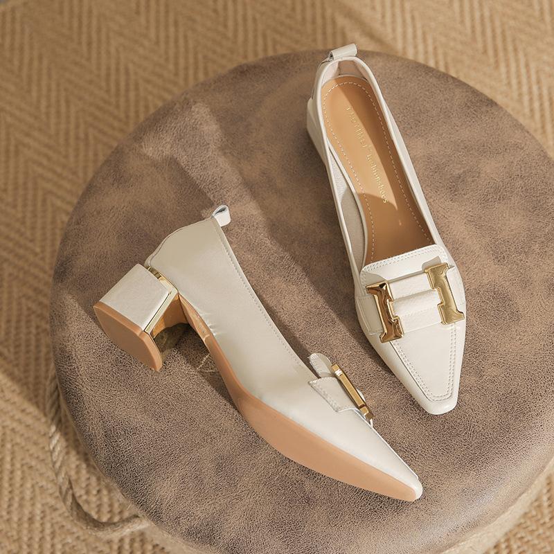 Astrid | Luxury White Pointed-Toe Heels