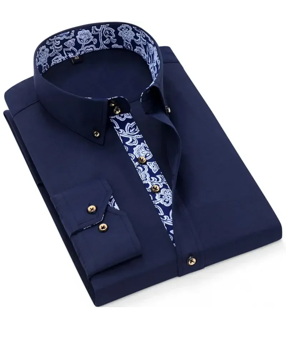 Beckett | Black Slim Fit Traditional Cotton Shirt