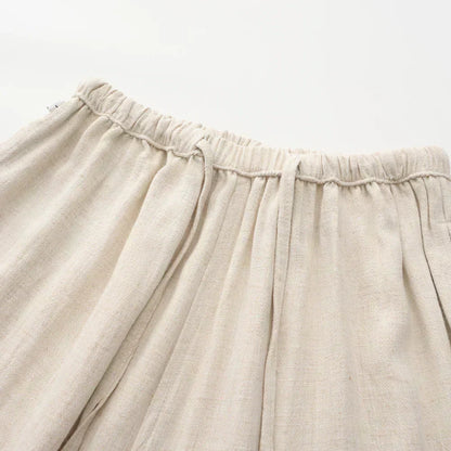 Beckett | Marrakech - Cream Linen Pants