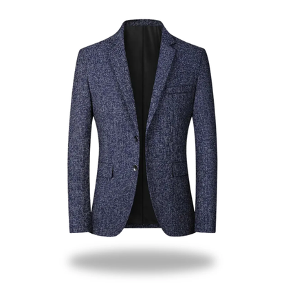 Asher | Grey Two-Button Refined Essential Blazer