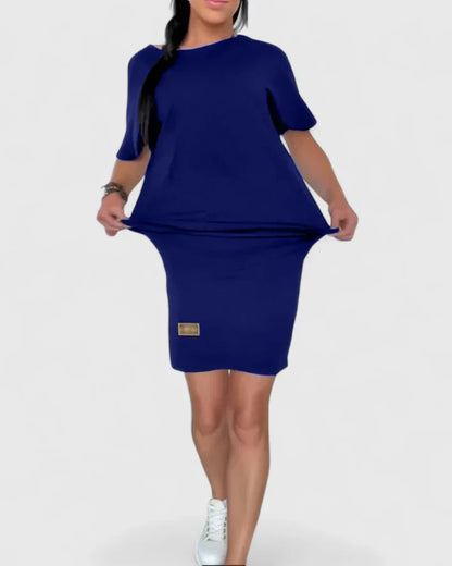 Kalliope | Elegant Black Comfortable Dress