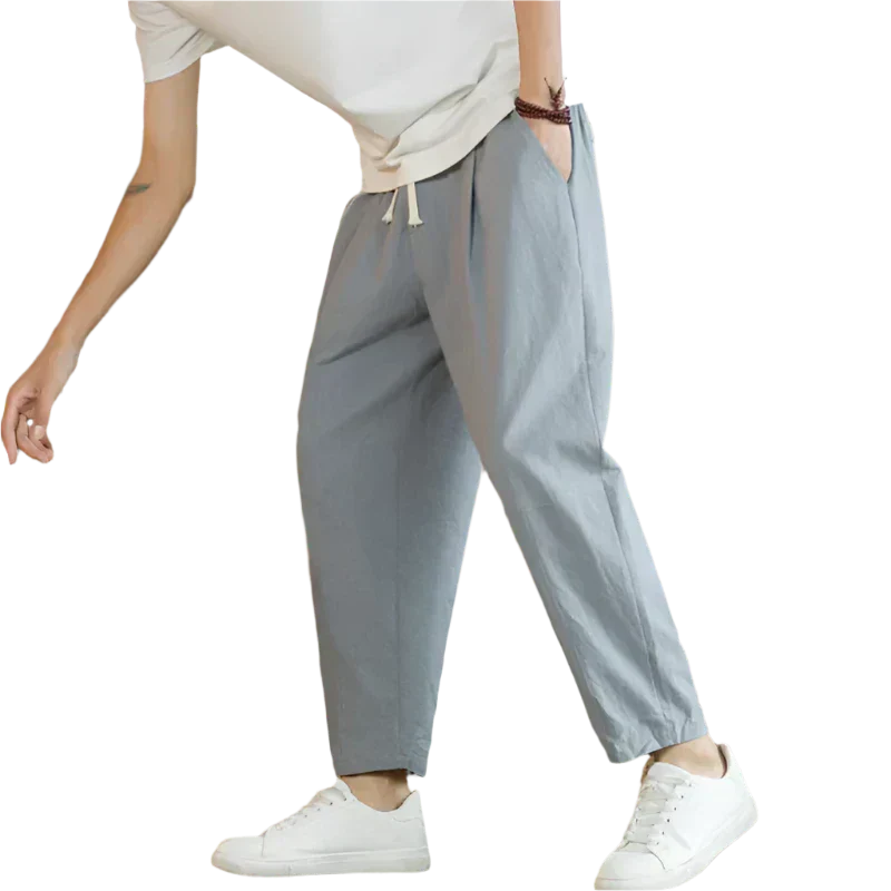 Beckett | Cream Cotton Pants Cancun