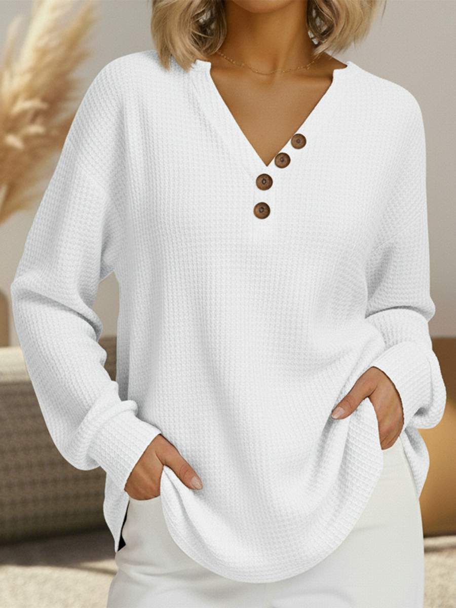 Red Waffle Knit Pure Softness