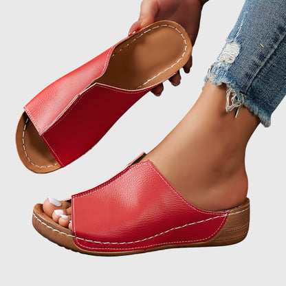Calista | White Stylish Orthopedic Sandals