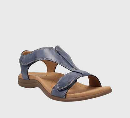 Astrid | Sleek Black Elegant Orthopedic Sandals
