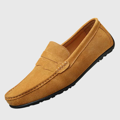 Calantha | Burgundy Suede Orthopedic Loafers