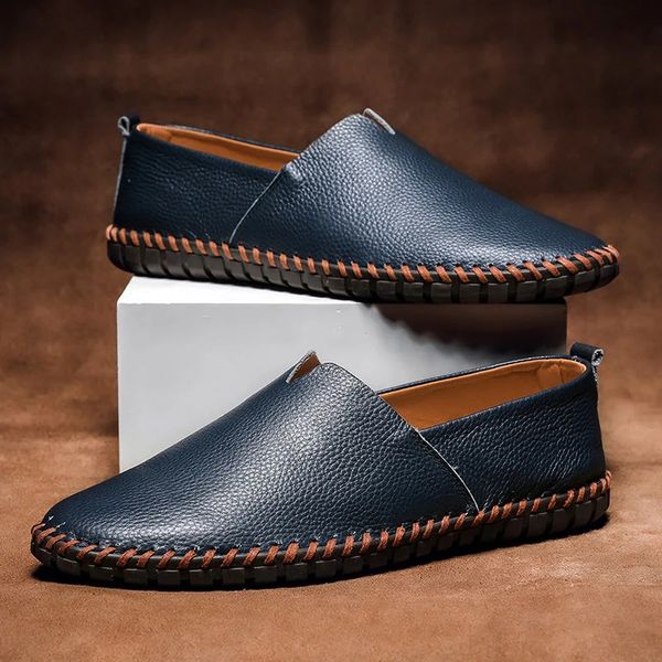 Calantha | Navy Blue Sophisticated Loafers
