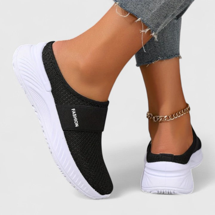 Calista | Beige Elastic Orthopedic Shoes
