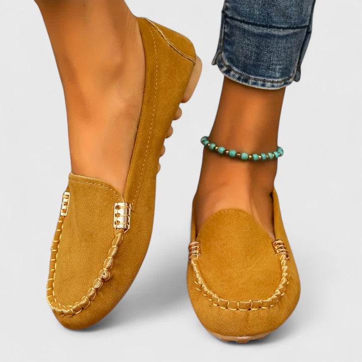 Calista | Turquoise Suede Orthopedic Loafer