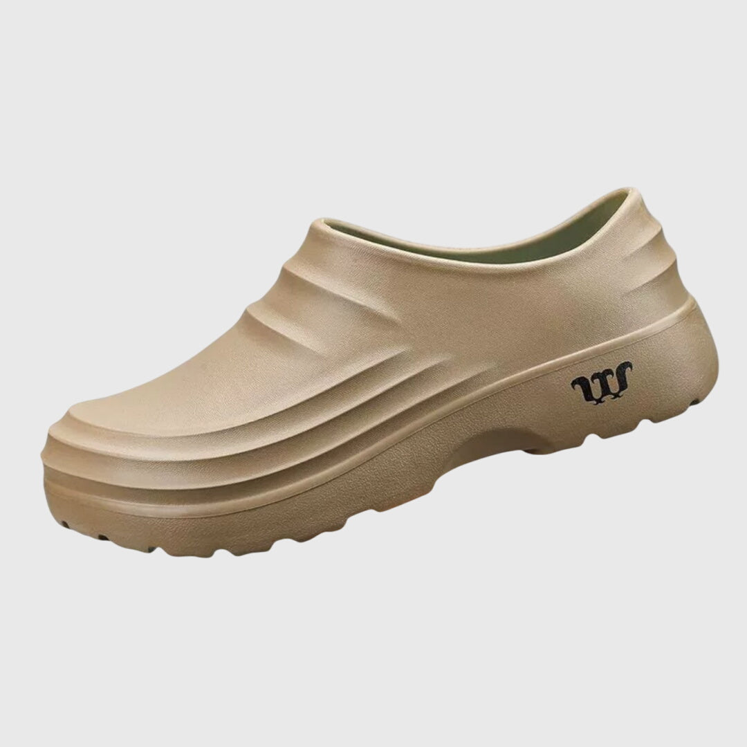 Alethea | Black Slip-On Comfortable And Flexible Clogs