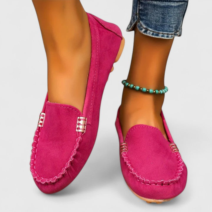 Calista | Turquoise Suede Orthopedic Loafer