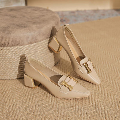 Astrid | Luxury White Pointed-Toe Heels