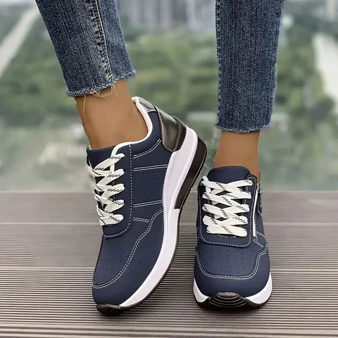 Kairos | Navy Blue Messa Orthopedic Sneakers