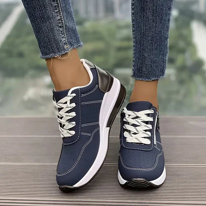 Kairos | Navy Blue Messa Orthopedic Sneakers