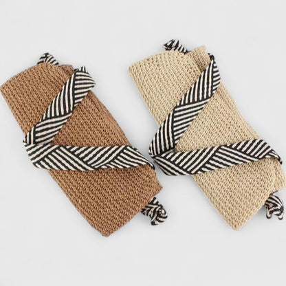 Women’s Bohemian Everyday Shoulder Style Woven Straw Bag