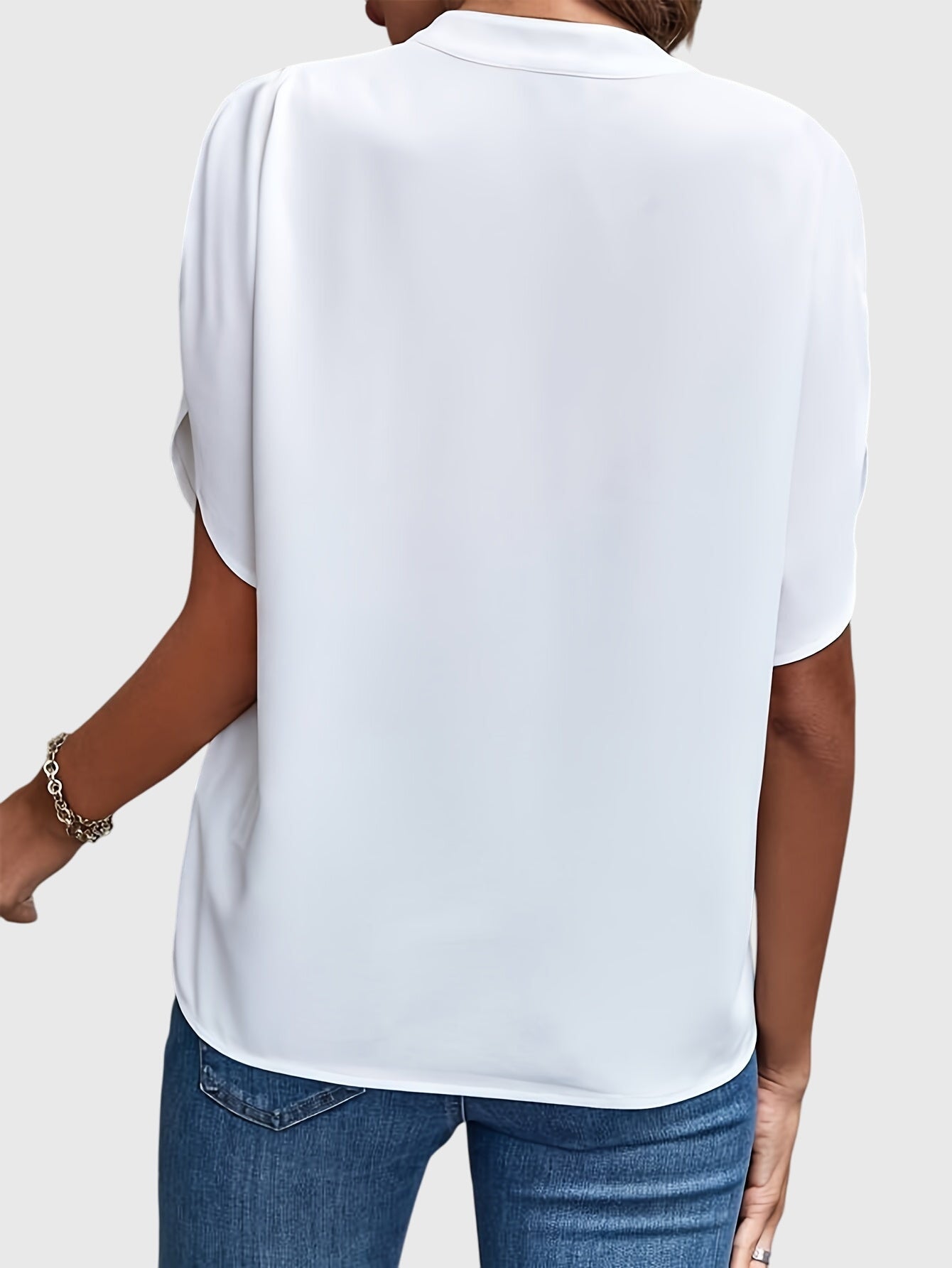 Alethea | Elegant White Blouse