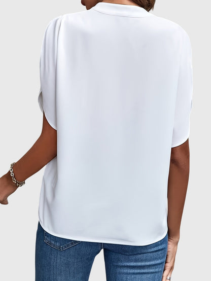 Alethea | Elegant White Blouse