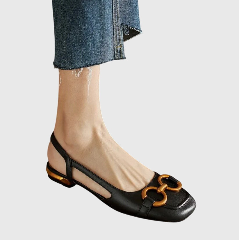 Adriana | Dark Blue Suede Orthopedic Sandals