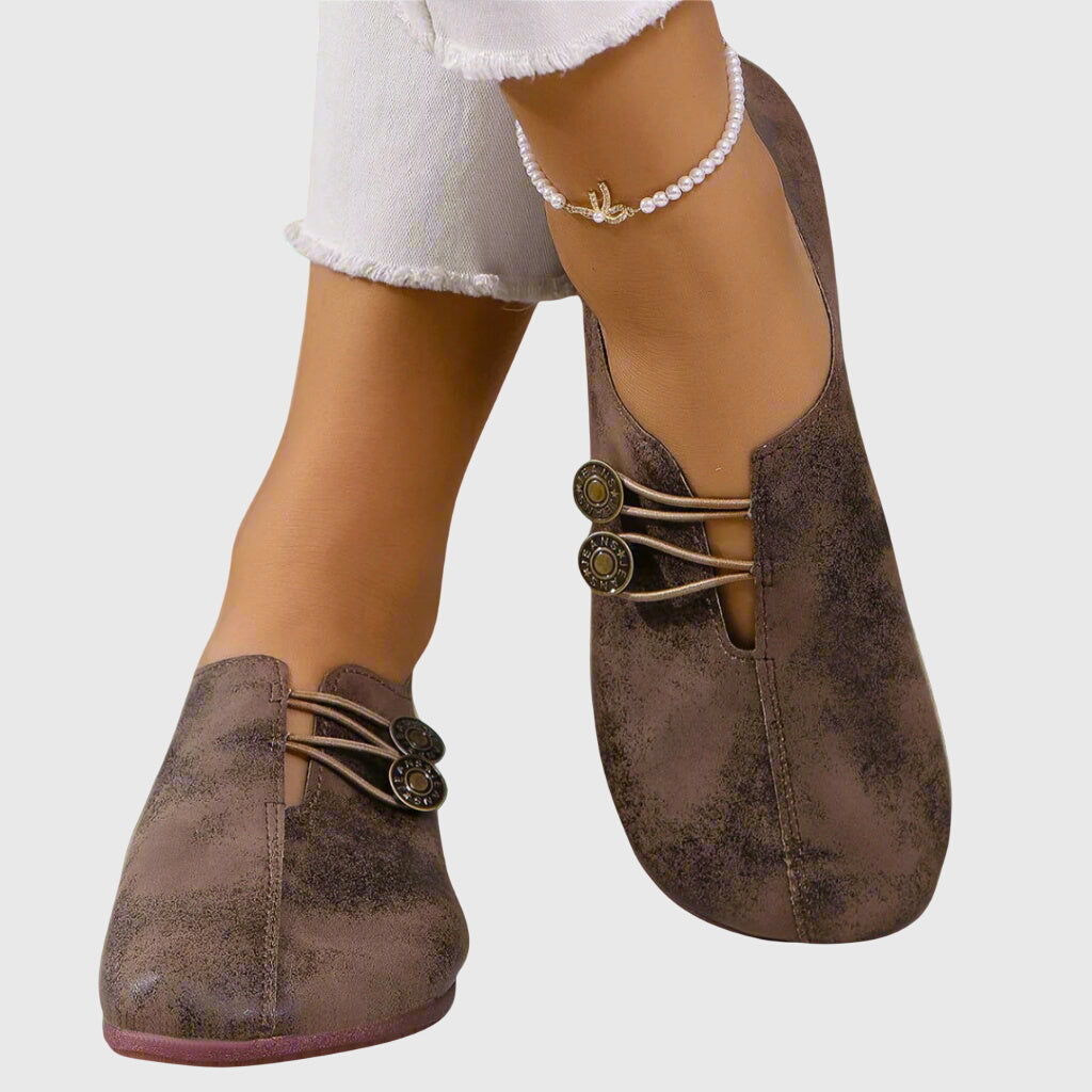Brown Suede Daily Comfort Slip-Ons