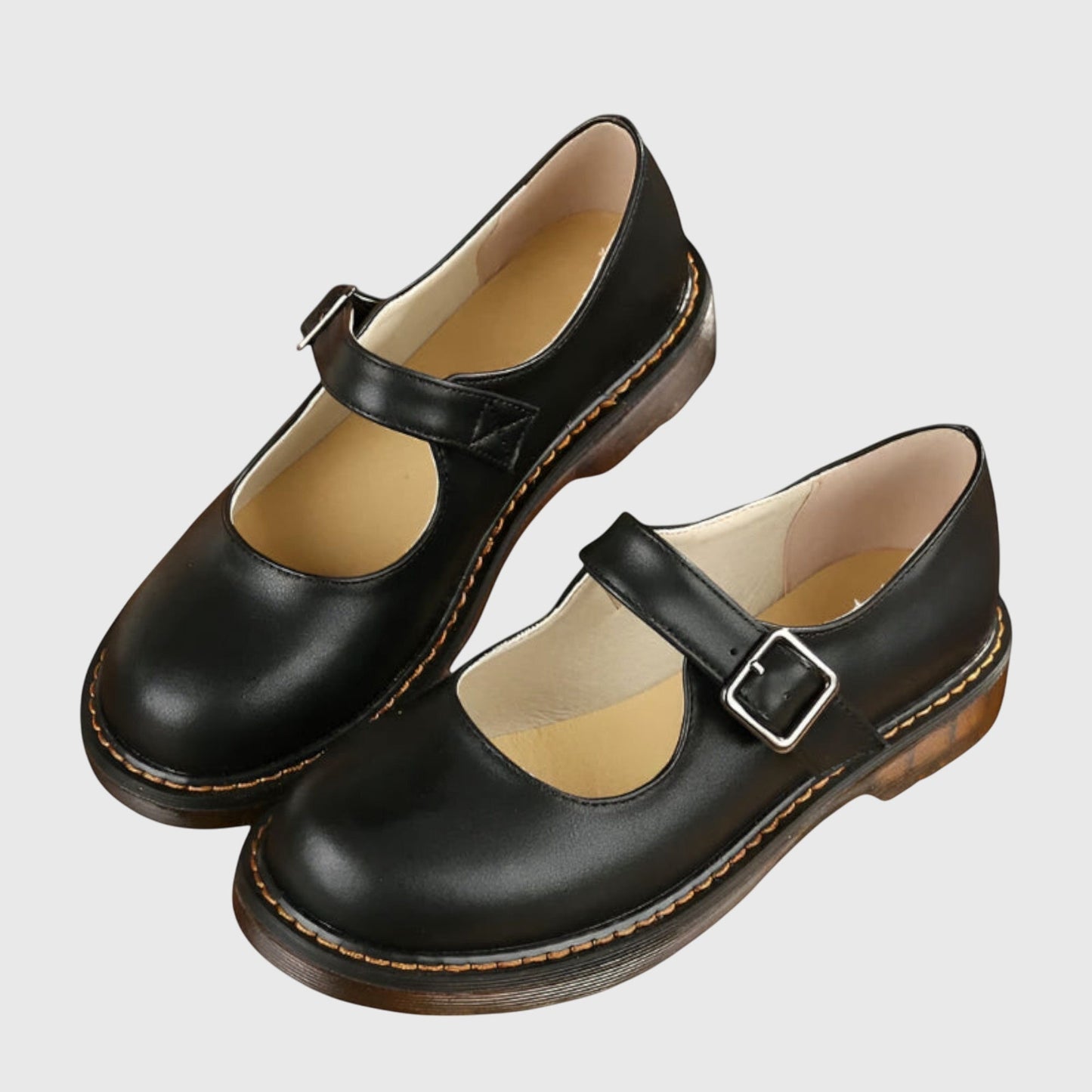 Brown Leather Orthopedic Sandals