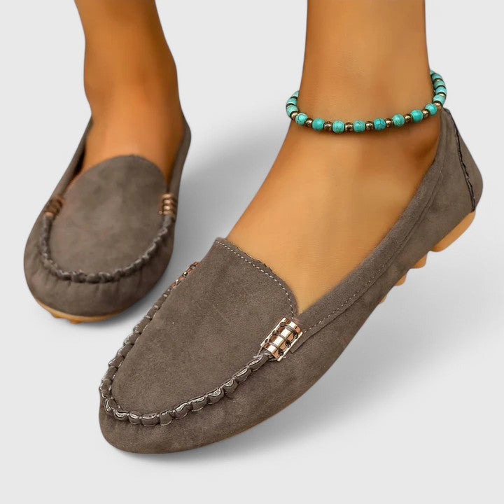 Calista | Turquoise Suede Orthopedic Loafer