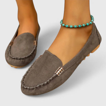 Calista | Turquoise Suede Orthopedic Loafer