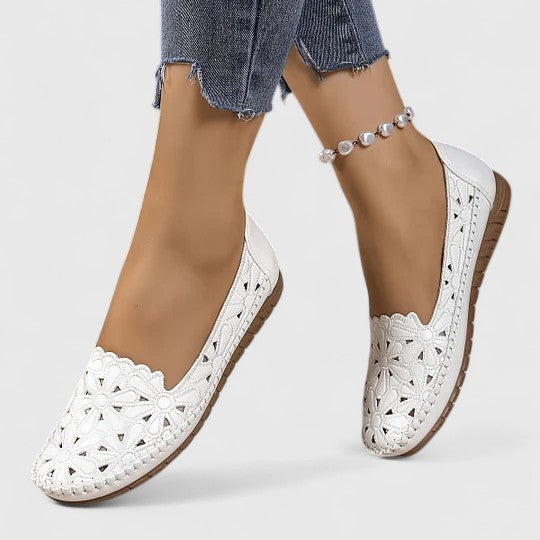 Calista | Exquisite White Elegant Sandals
