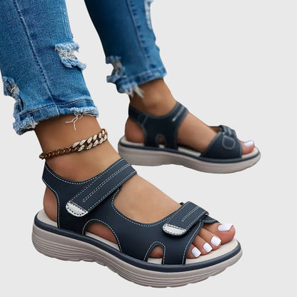Alethea | Brown Comfortable Orthopedic Sandals