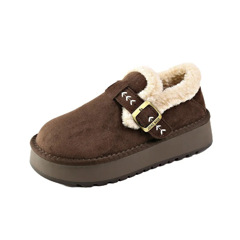 Calantha | Brown Suede Orthopedic Shoes
