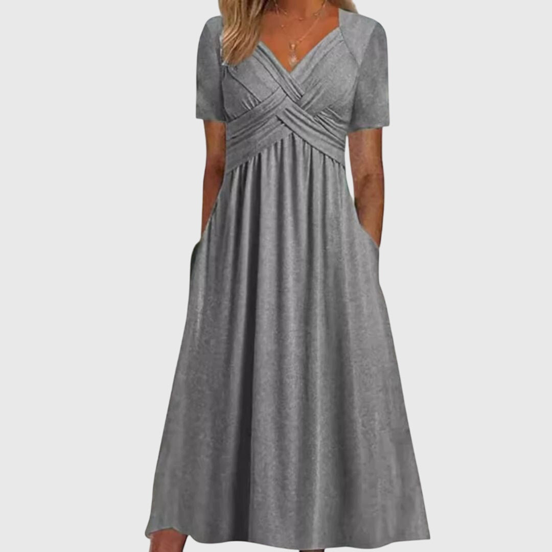 Calista | Mint Green Flattering Dress