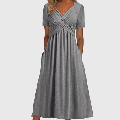 Calista | Mint Green Flattering Dress