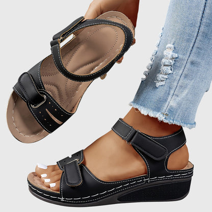 Aurora | Red Wedge Orthopedic Sandals