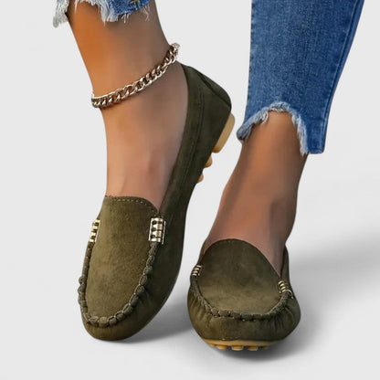 Calista | Turquoise Suede Orthopedic Loafer