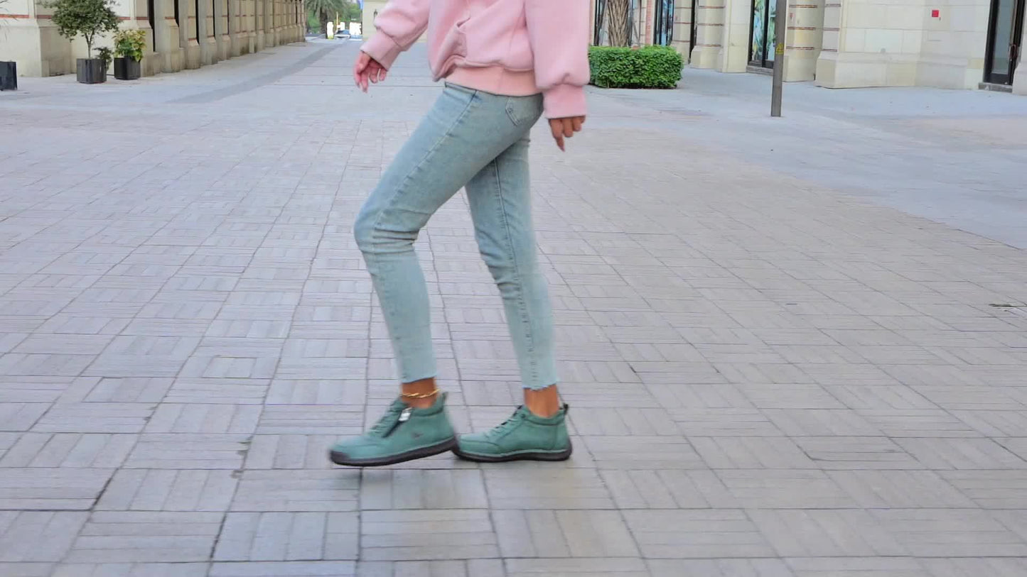 Kalynda | Grey Suede Orthopedic Shoes