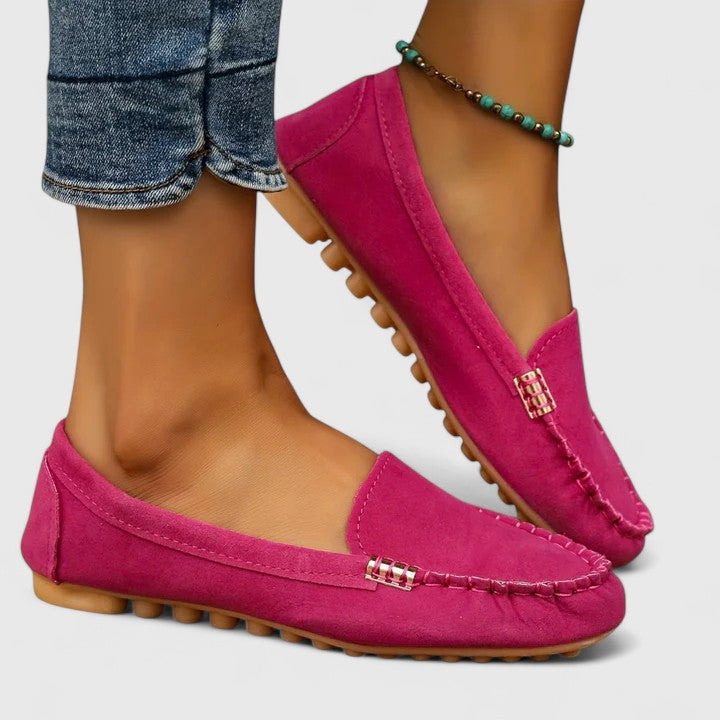 Calista | Turquoise Suede Orthopedic Loafer