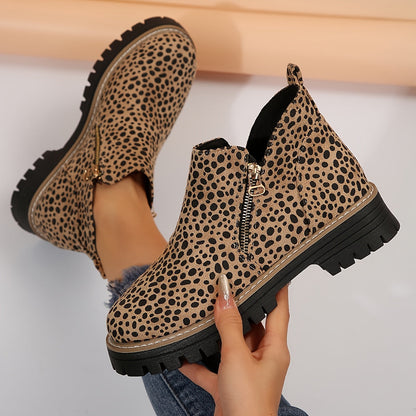 Calantha | Spotted Luxury Orthopedic Boots