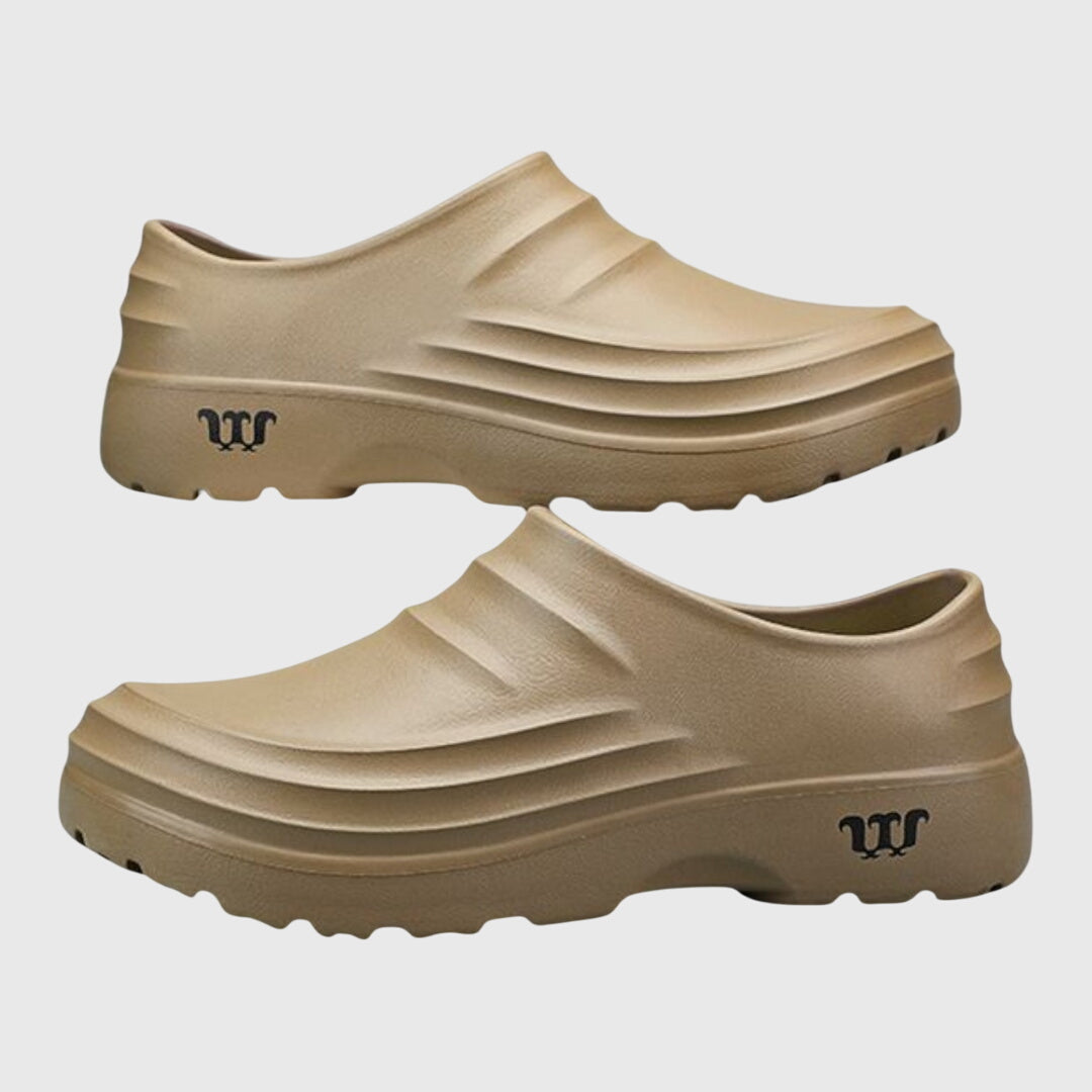 Alethea | Black Slip-On Comfortable And Flexible Clogs