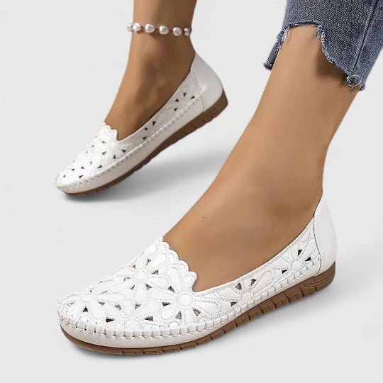 Calista | Exquisite White Elegant Sandals