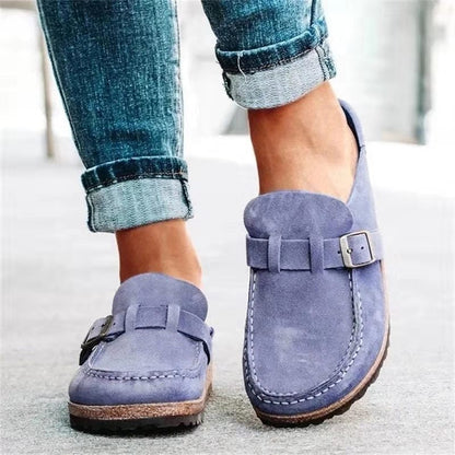 Alethea | Tan Suede Orthopedic Slip-Ons