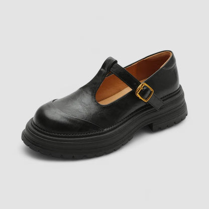 Calantha | Rich Brown Orthopedic Mary Jane Shoes