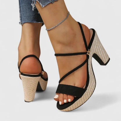 Calanthe | Exquisite Black Suede Sophisticated Heels