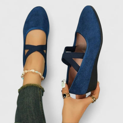 Calista | Black Suede Orthopedic Shoes