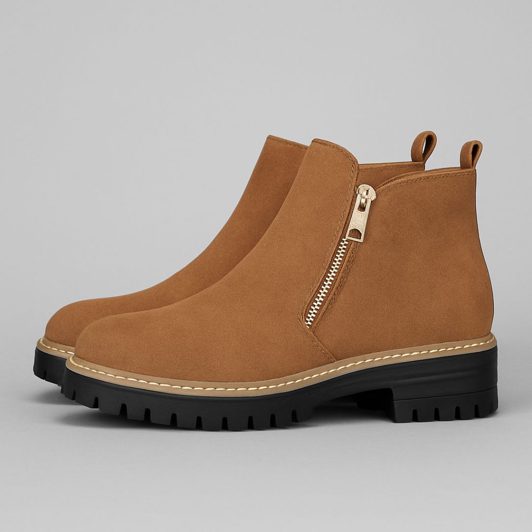 Calantha | Grey Suede Orthopedic Boots
