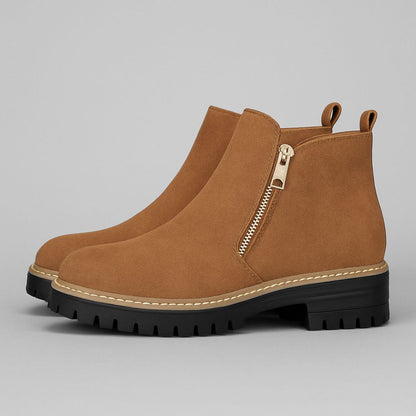 Calantha | Grey Suede Orthopedic Boots