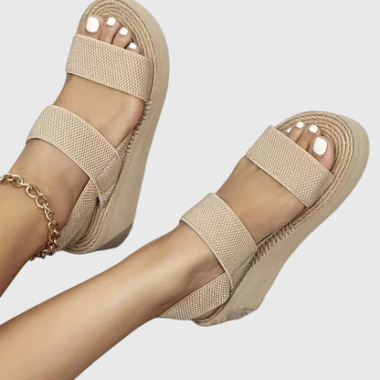 Alethea | Beige Stylish Orthopedic Sandals