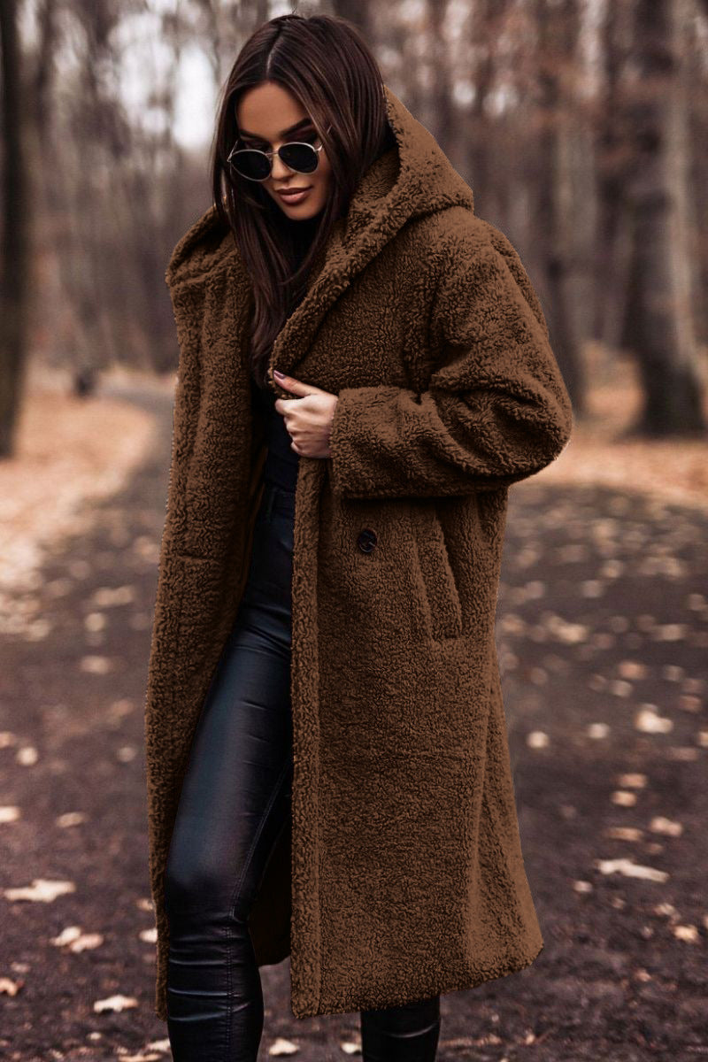 Alethea | Beige Faux Fur Classic Winter Coat
