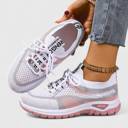 Calantha | Beige Multi-Color Orthopedic Sneakers