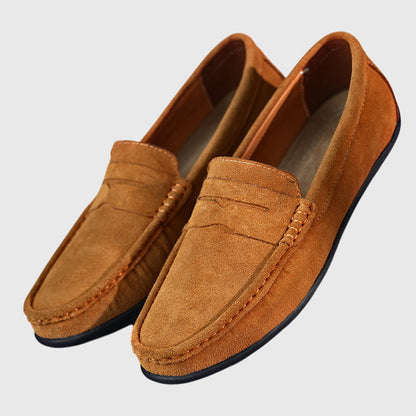 Calantha | Burgundy Suede Orthopedic Loafers
