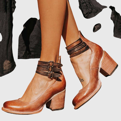 Calista | Luxurious Tan Stylish Heels