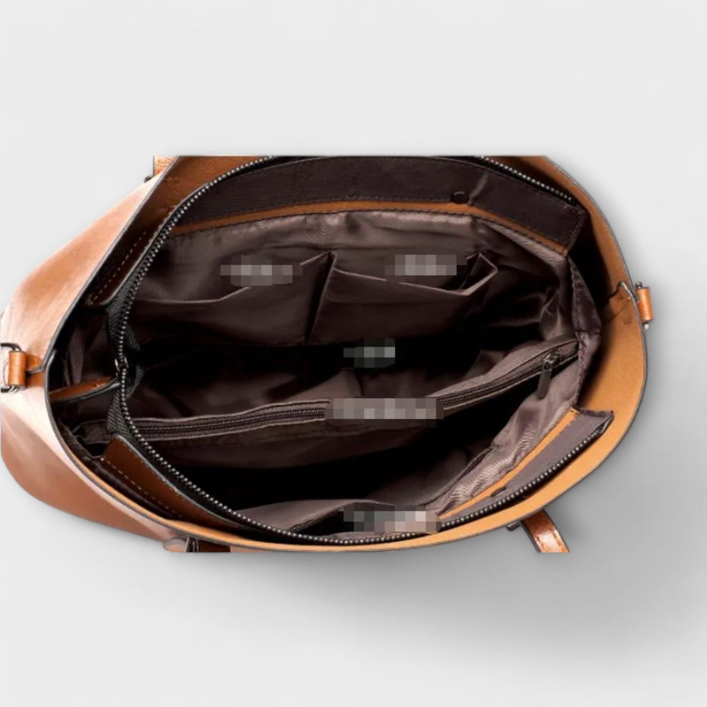 Alethea | Women’s Classic Exclusive Shoulder Bag - Rich Brown Leather Tote
